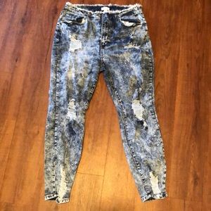 Forever 21+ Women’s high Waisted Jeans Size 14 plus